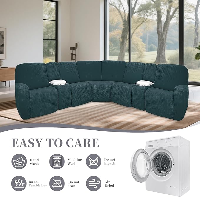 100% Waterproof Sectional Recliner Couch Covers