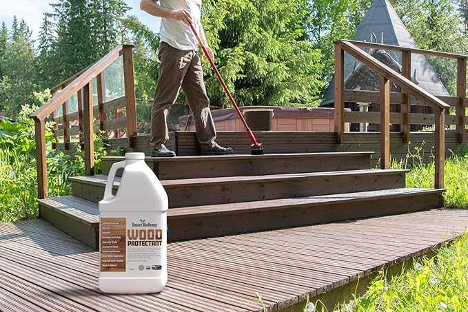 Plant-Powered Half Gallon Wood Protectant, Protects from Water & UV Rays