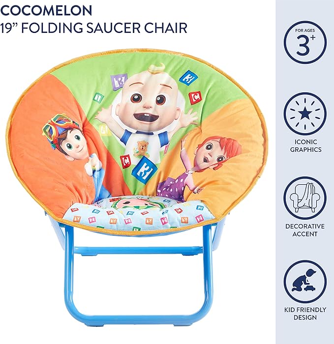 Idea Nuova Cocomelon Saucer Chair