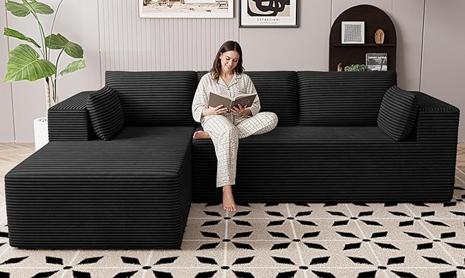 106" Cloud Sectional Boneless Couches