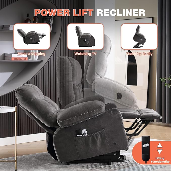 MAHOMICO Power Lift Recliner Chair