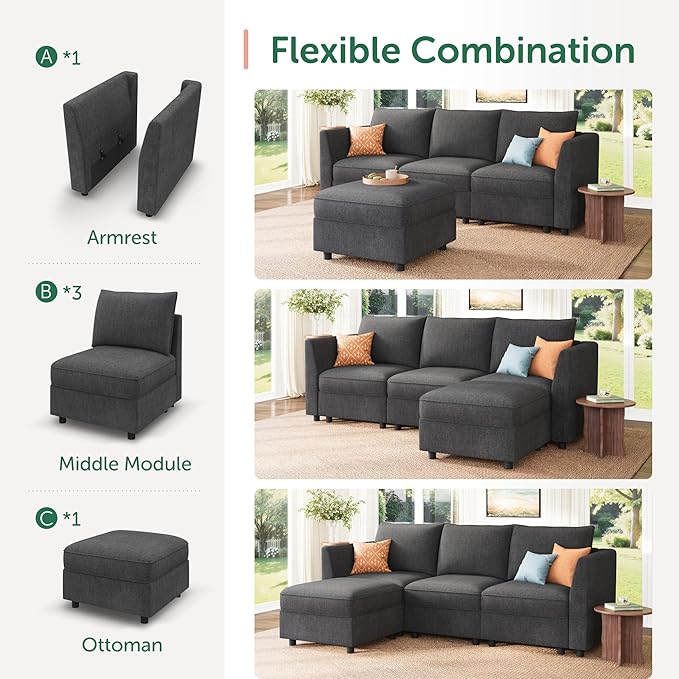 HONBAY Modular Sectional Sofa