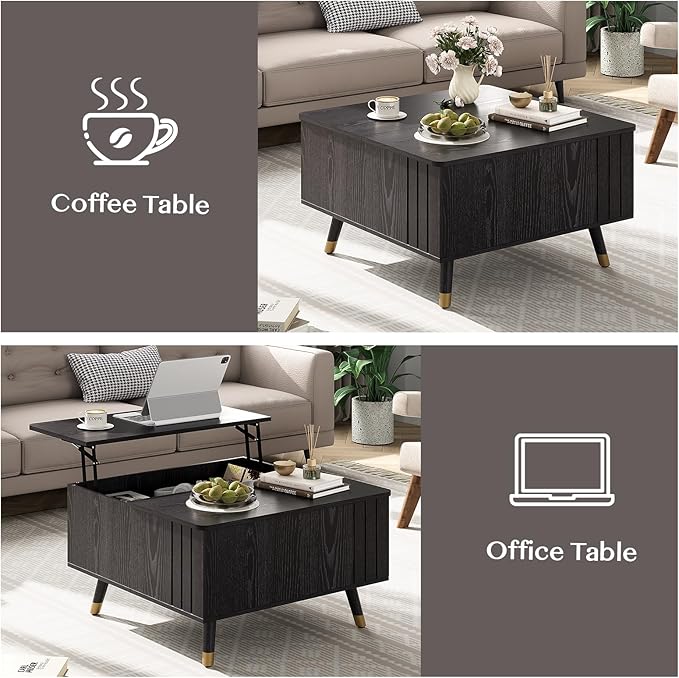 SULIVES Lift Top Coffee Table