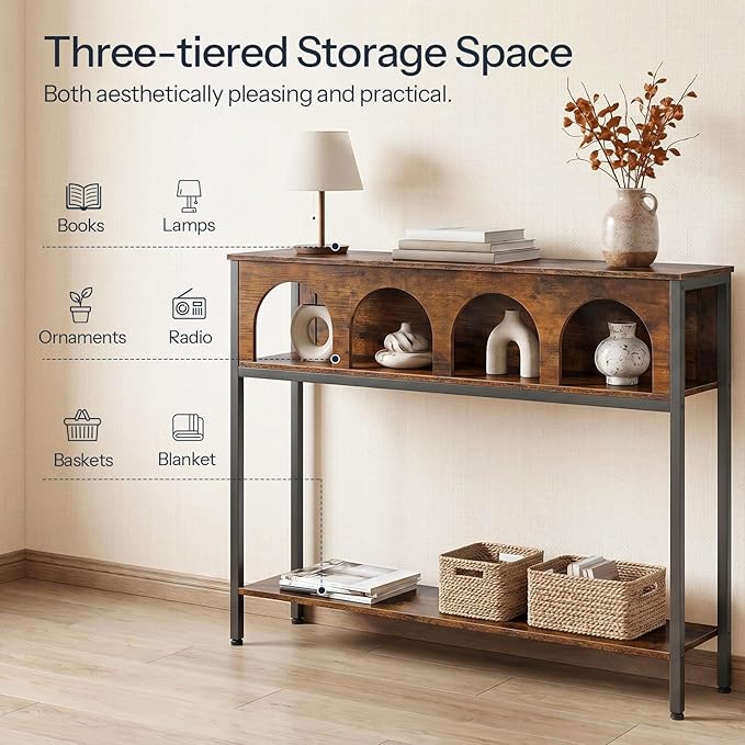 HOOBRO Console Table, Entryway Table