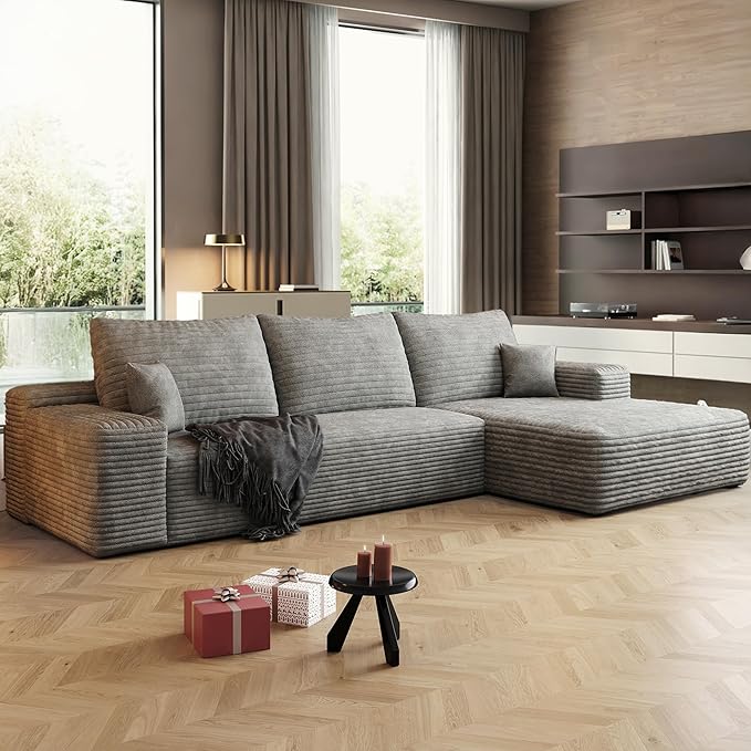108" Sectional Couches for Living Room Cloud Couch Sofa