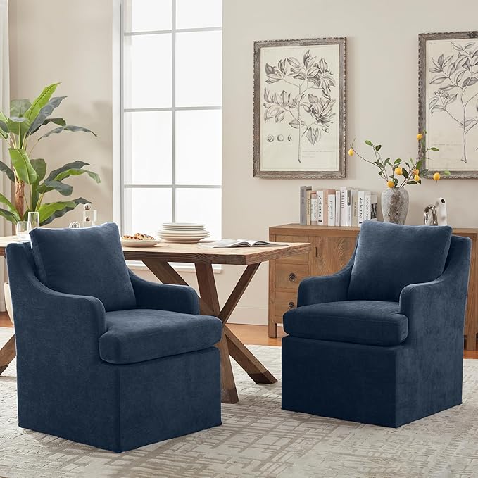 VKNOW Upholstered Dining Chairs, Modern Kitchen Chairs Dinner Chairs