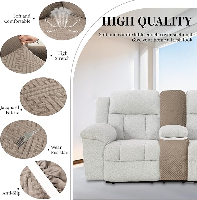 100% Waterproof Sectional Recliner Couch Covers