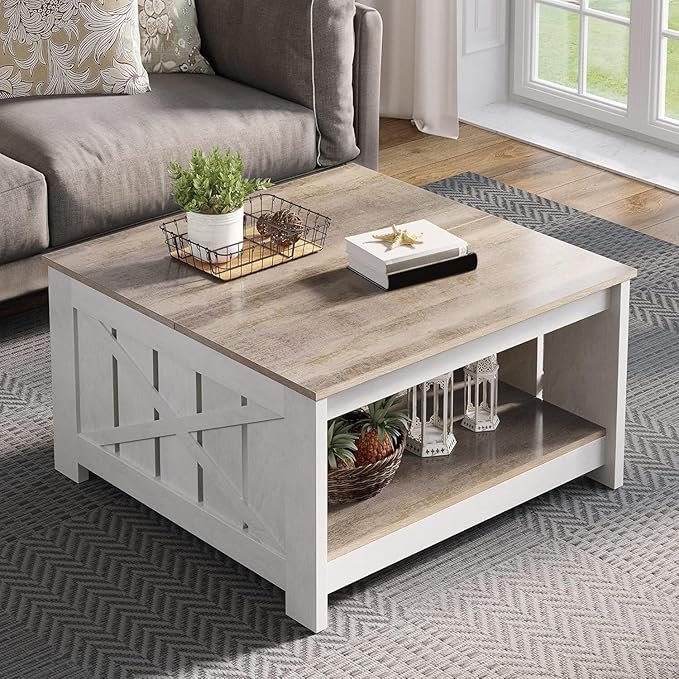 YITAHOME Coffee Table Farmhouse Coffee Table