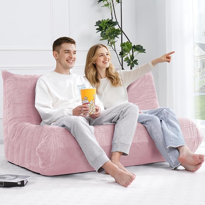 Bean Bag Loveseat Chair Big Sofa Beanbag Chair
