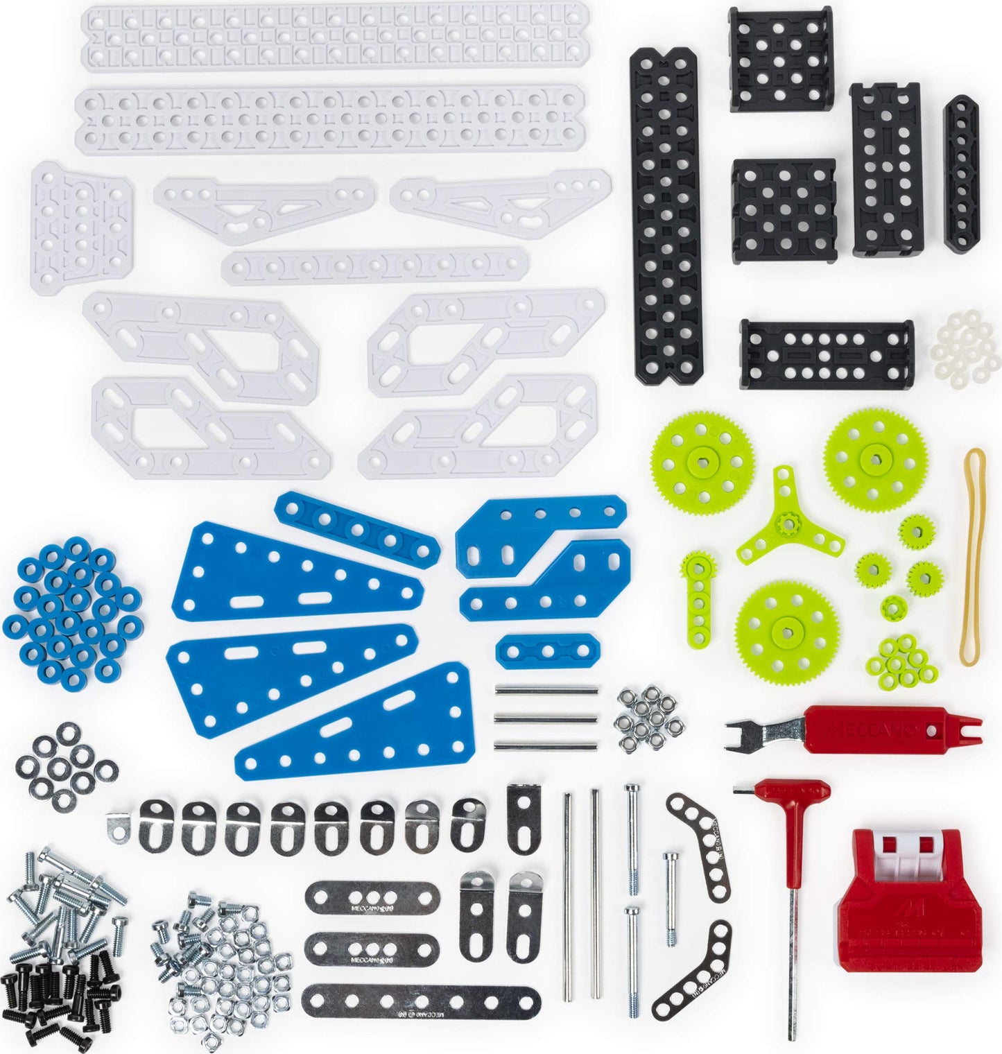 MECCANO, Geared Machines S.T.E.A.M. Building Kit with Moving Parts, for Ages 10 and Up