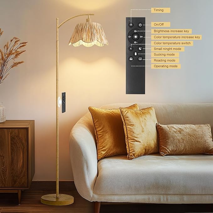Oneach Arc Floor Lamp for Living Room