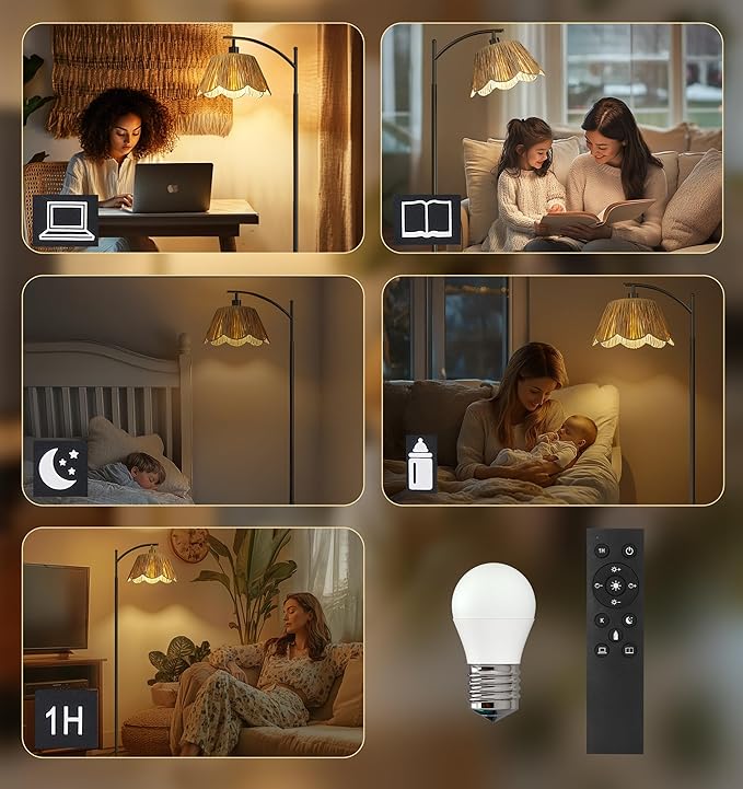 Oneach Arc Floor Lamp for Living Room