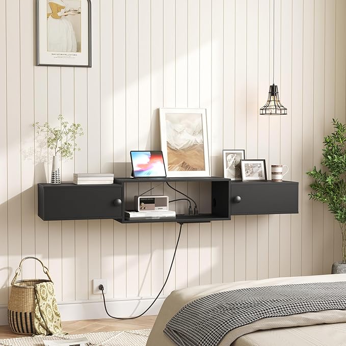 HOOBRO 55" Floating TV Stand