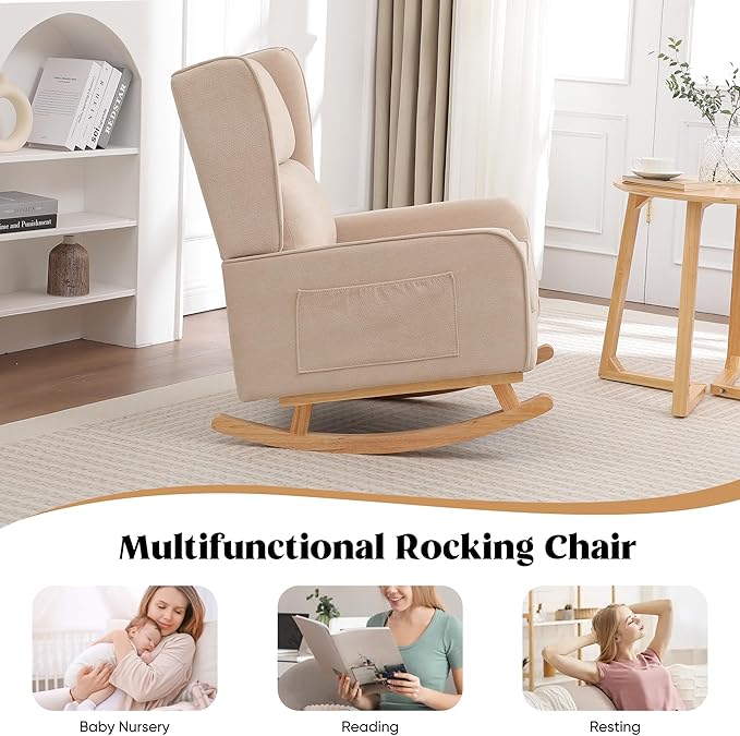 HCHAIRH Nursery Rocking Chairs, Rocking Chair Nursery