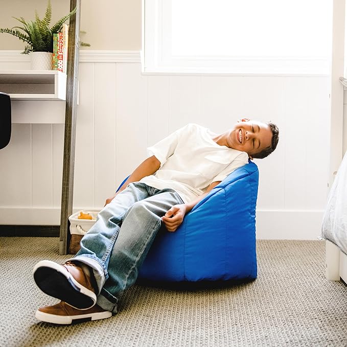 Big Joe Milano Beanbag Chair Kid's Sapphire Smartmax