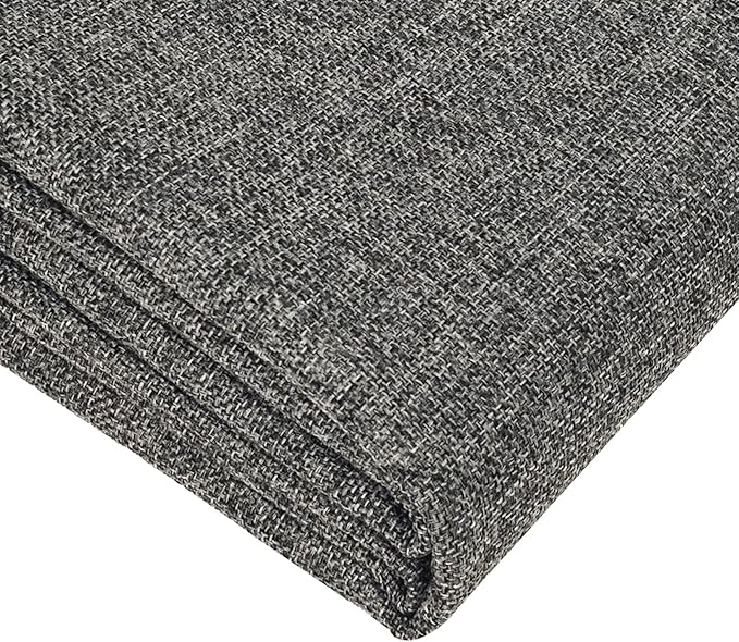 Heavy Linen Fabric 40x57 Inches, 1.2mm Thickness, Plain Solid Color Cloth