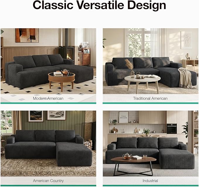 Novilla L-Shape Sectional Couches
