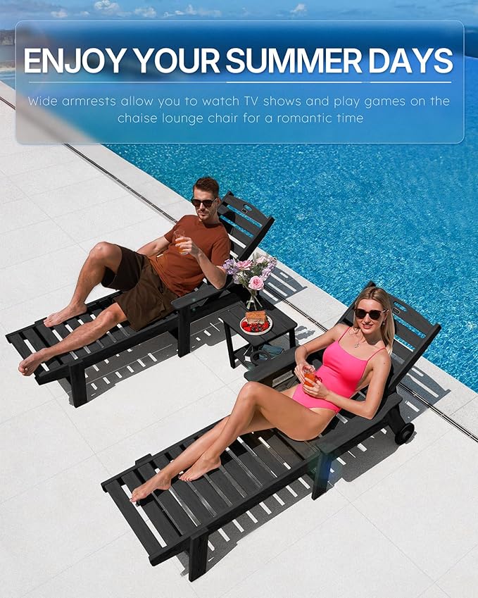 Patio Chaise Lounge Chair Outdoor