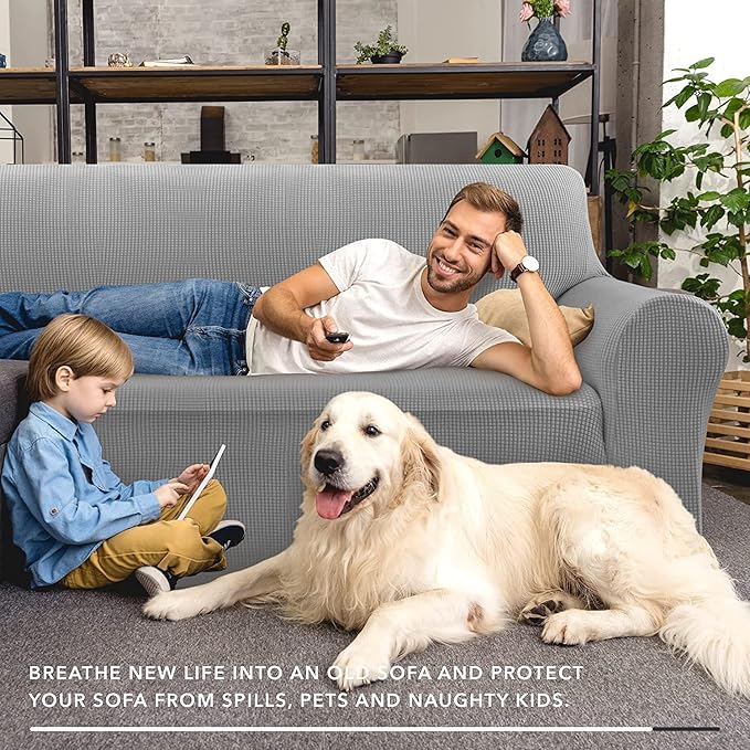 ZNSAYOTX Stretch Oversized Couch Cover Universal Sofa Covers
