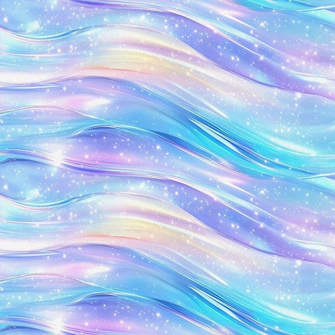 HOMETITUTE Pastel Blue Purple Dream Wave Wallpaper Peel and Stick Contact Paper