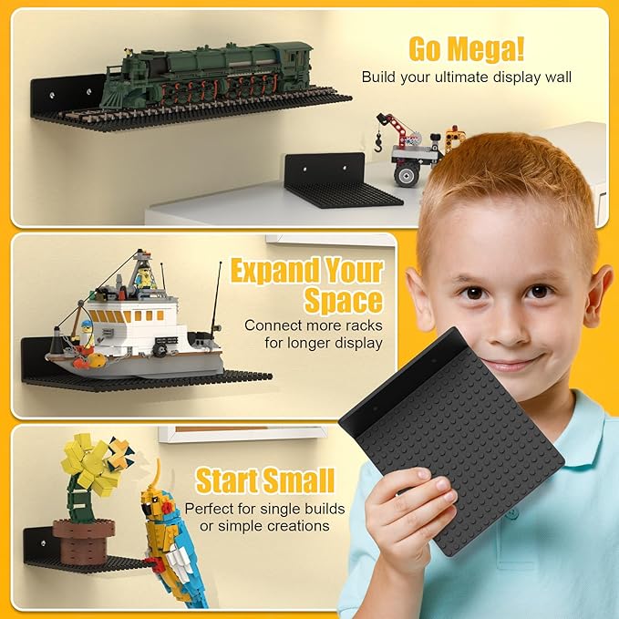 BlissBox 12-Pack Floating Shelves