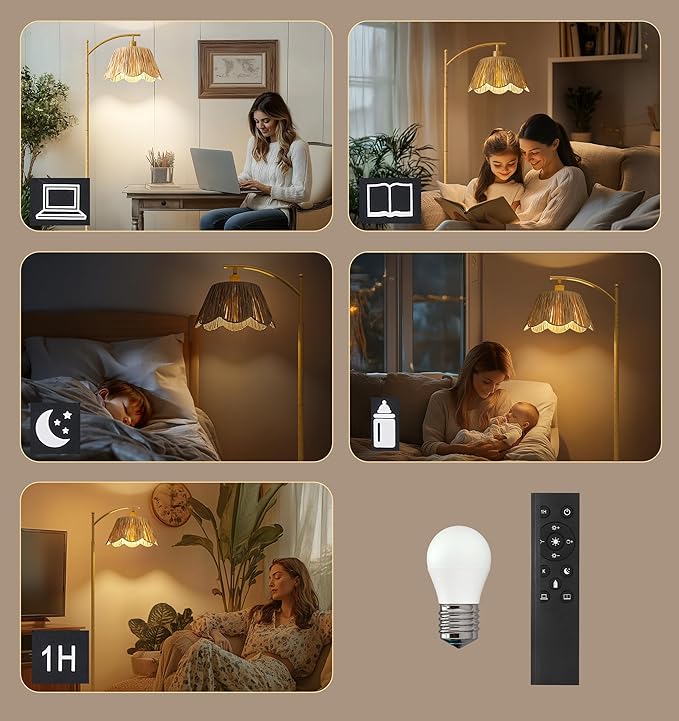 Oneach Arc Floor Lamp for Living Room