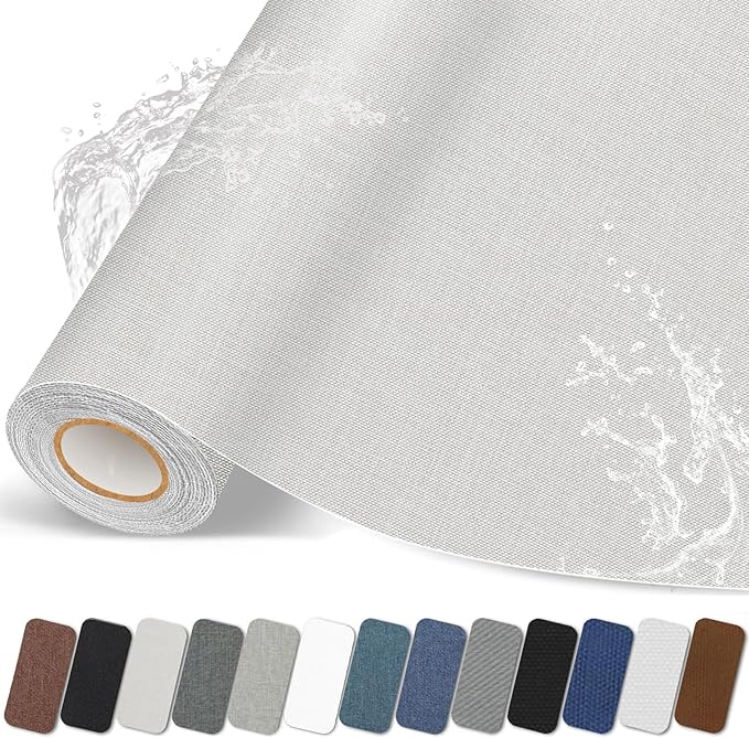 Fabric Repair Patches, Linen Self-Adhesive Fabric Repair Tape, Strong Sticky