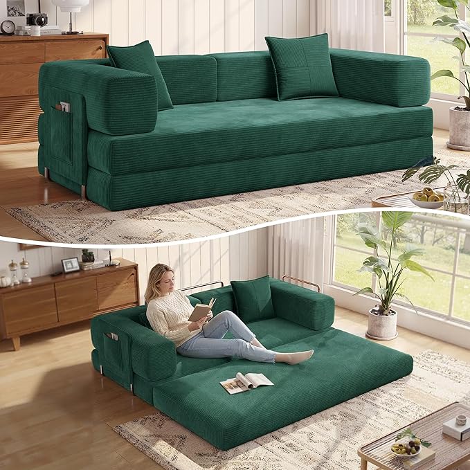 MoonSpeak 78.8''Sleeper Couch Bed