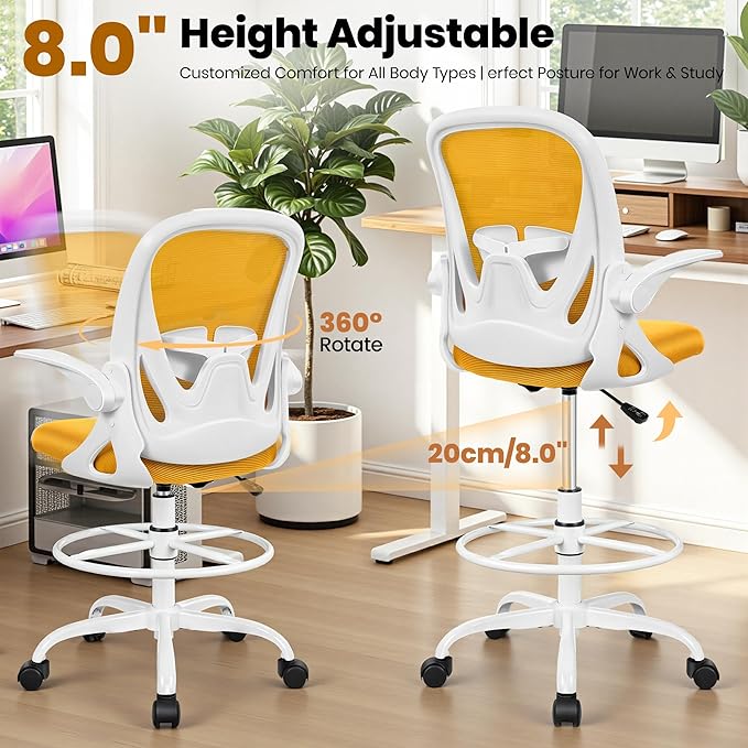 Primy Drafting Chair Tall Office Chair