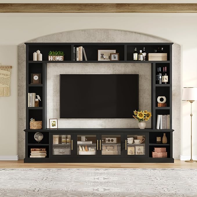 Merax 95" Entertainment Center for TVs up to 80", All-in-One TV Stand