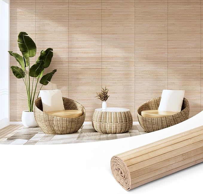 Art3d Natural Bamboo Wall Panel