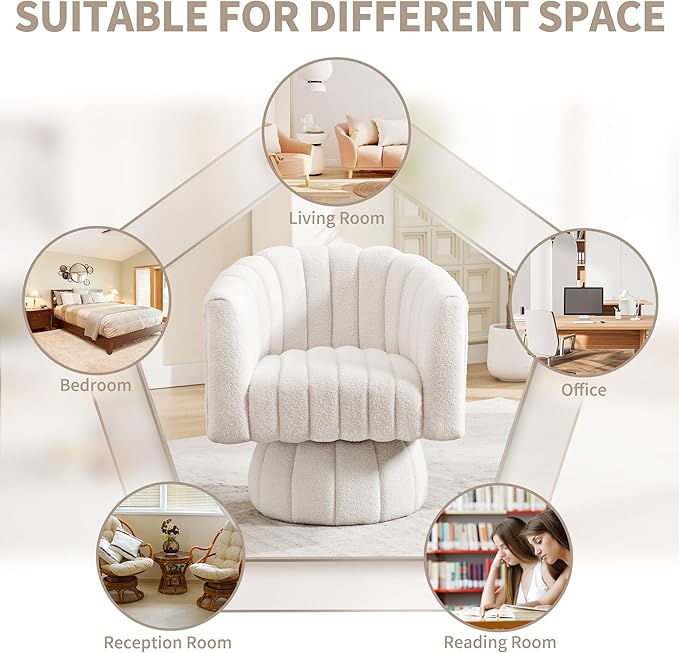 Swivel Accent Barrel Chair