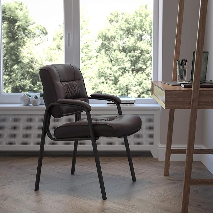 Flash Furniture Haeger LeatherSoft Tufted Executive Reception Chair