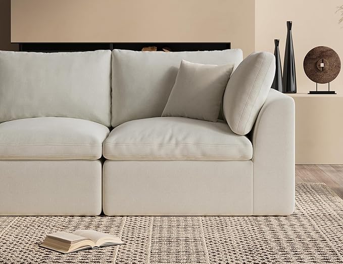 ohllob 78.9" Loveseat Sofa, Cloud Boneless Couches