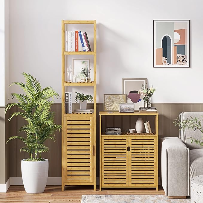 VIAGDO Storage Tall Slim Cabinet