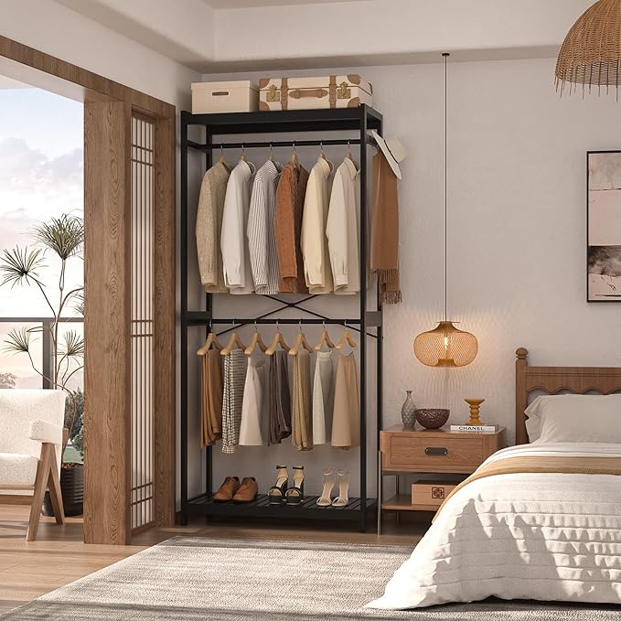 Homykic Bamboo Clothes Rack