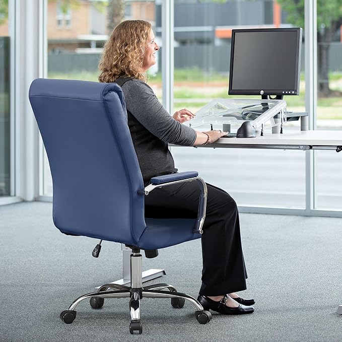Office Desk Chair, Modern Conference Room Chairs, High Back Ergonomic Home