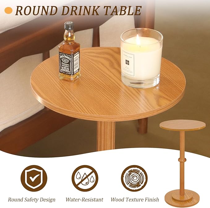MaxSmeo Drink Table, Small Side Table