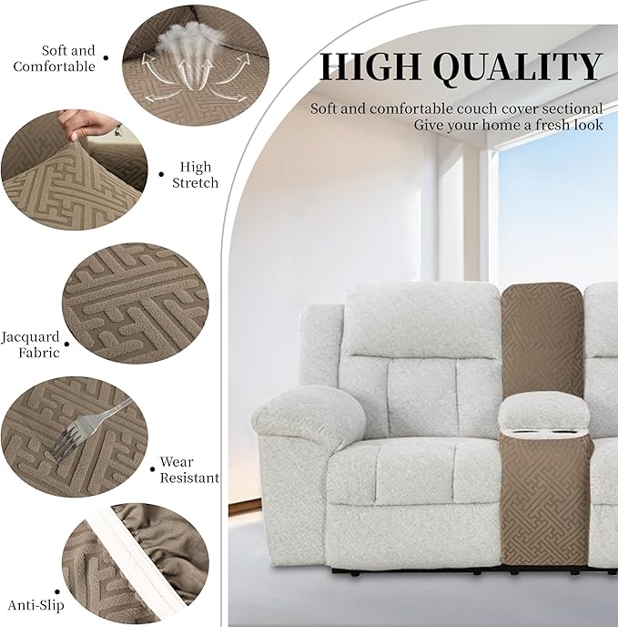 100% Waterproof Sectional Recliner Couch Covers