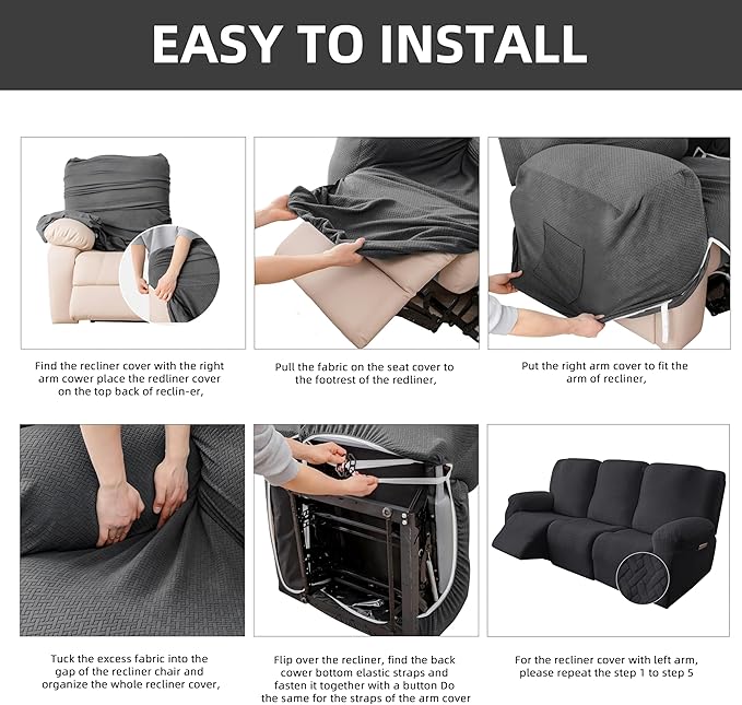 Genina Recliner Sofa Covers