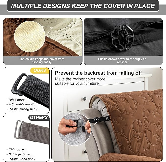 100% Waterproof Recliner Chair Cover, Recliner Chair Covers
