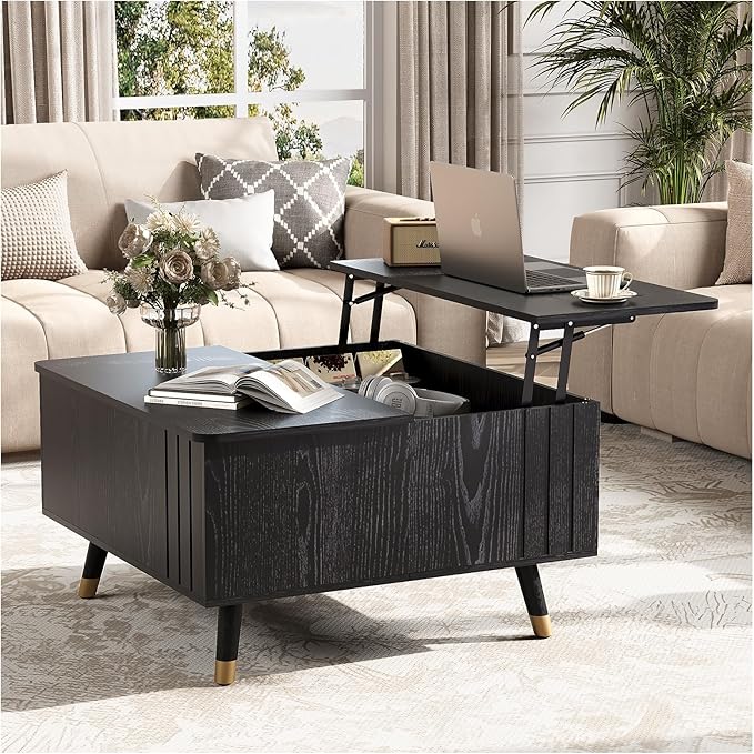 JOINICE 32" Square Lift Top Coffee Table