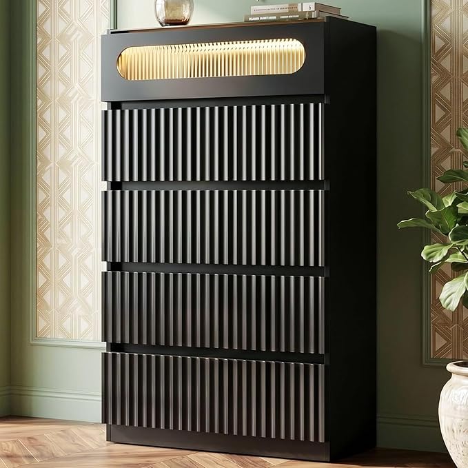 senlin Fluted 5 Drawer Dresser,