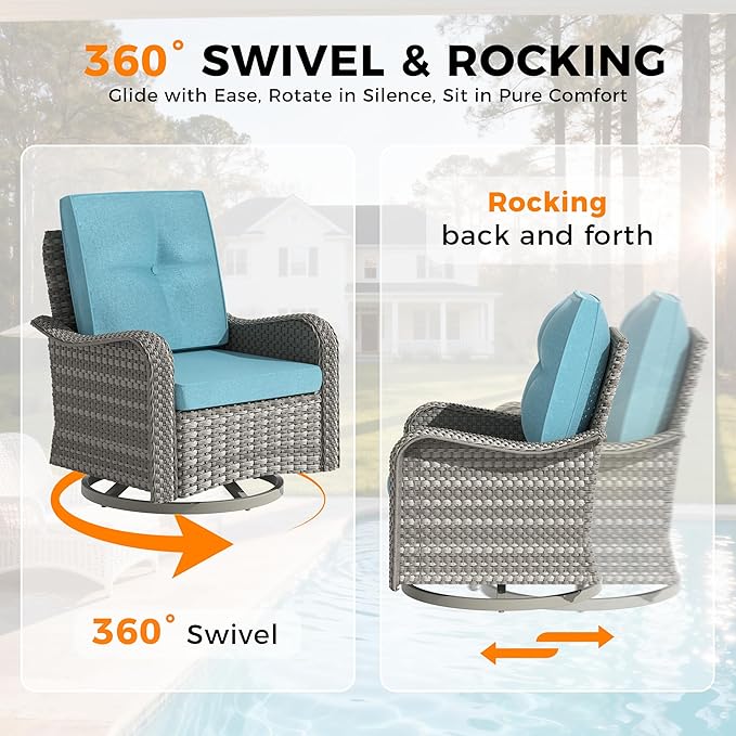 8-Seat Modern Patio Furniture Set