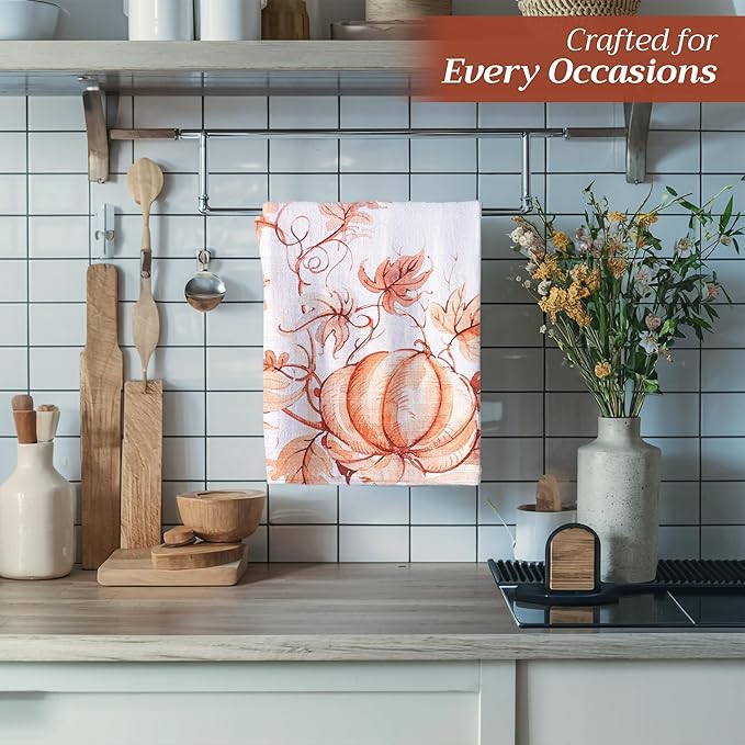 Maison d' Hermine Kitchen Towels Set of 3 100% Cotton 20" x 27.5" Reusable