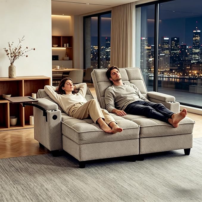 oaaktu Queen Size Sleeper Sofa Couch