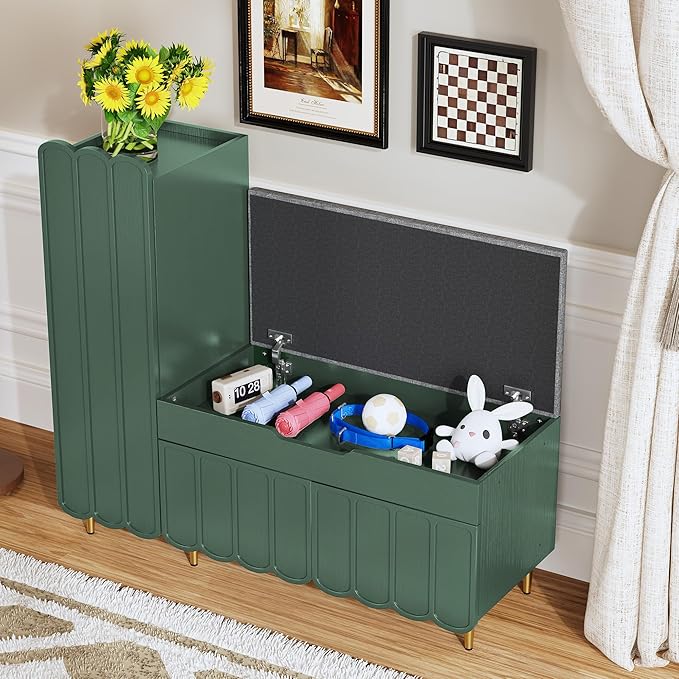 3More Shoe Organizer Cabinet, Entryway Bench