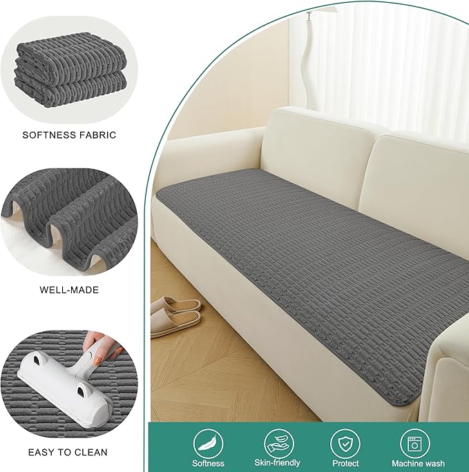 Foxdecor Couch Cover Sofa Covers Washable, Dog Bed Cover Couch Covers