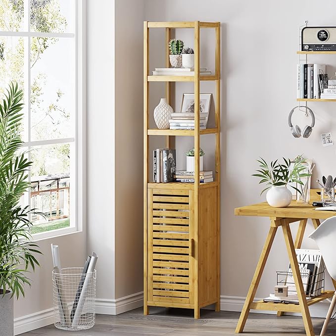 VIAGDO Storage Tall Slim Cabinet