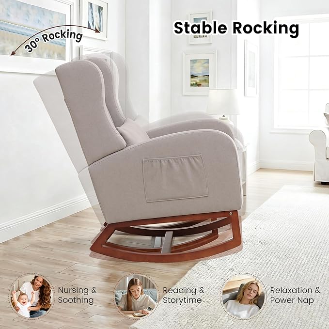 Nursery Rocking Chair，Rocking Chair